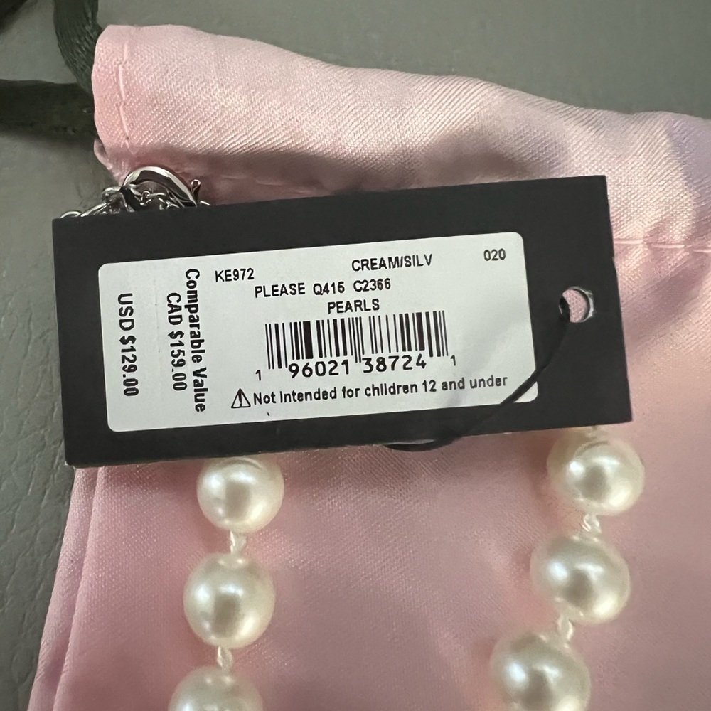 Kate Spade White Pearl Jewelry Set - Picture 3 of 4